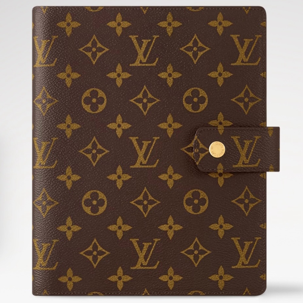 Louis Vuitton Ring Monogram Agenda Cover Passport Holder